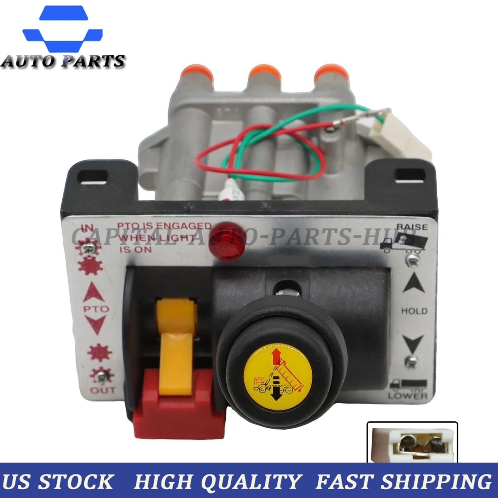 Unbranded PTO Hoist Valve K90 Air Shift Control for Dump Truck AV295 Replacement