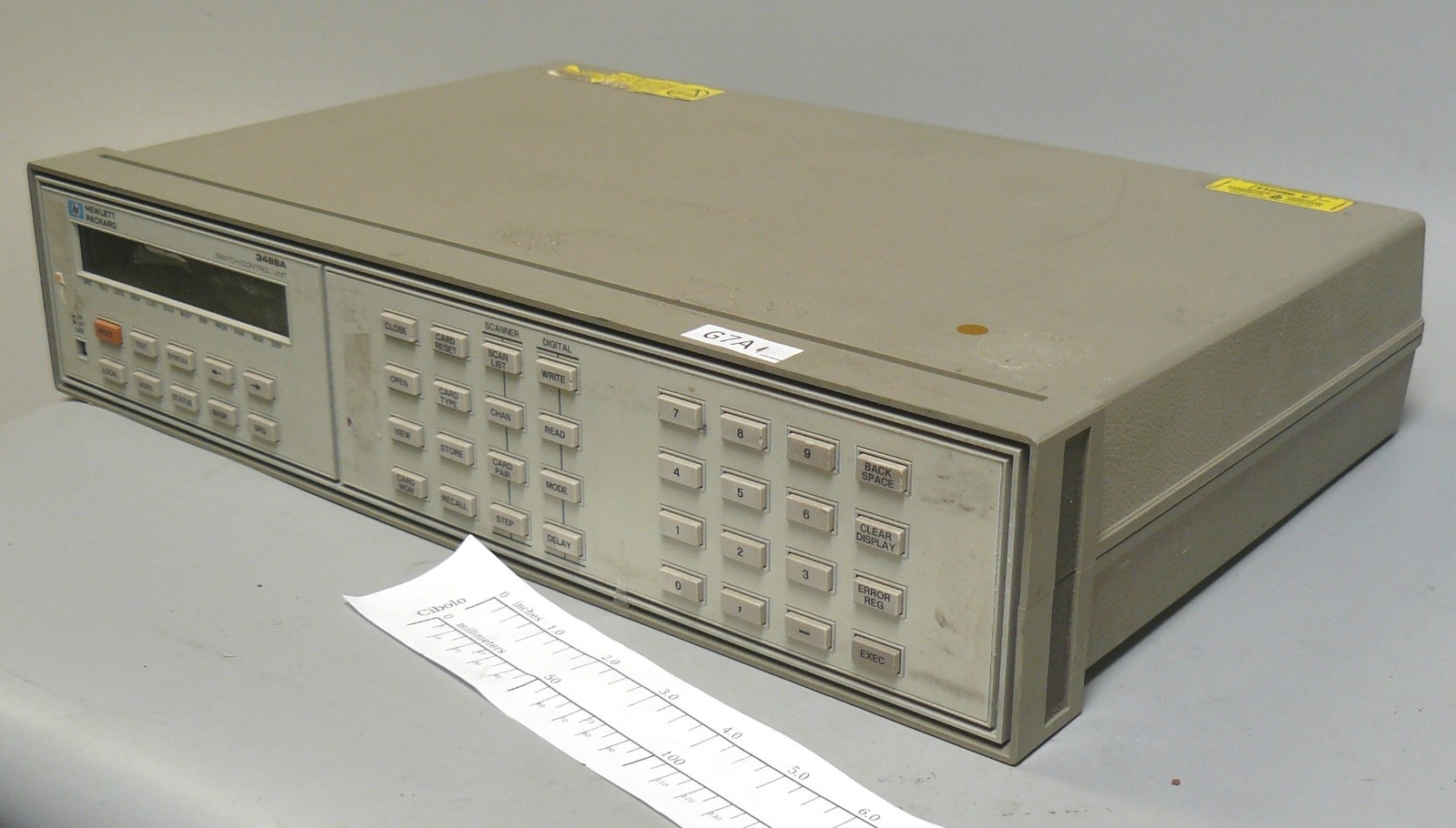 HP 3488A Switch Control Unit Tested [G7A1][G7A2]