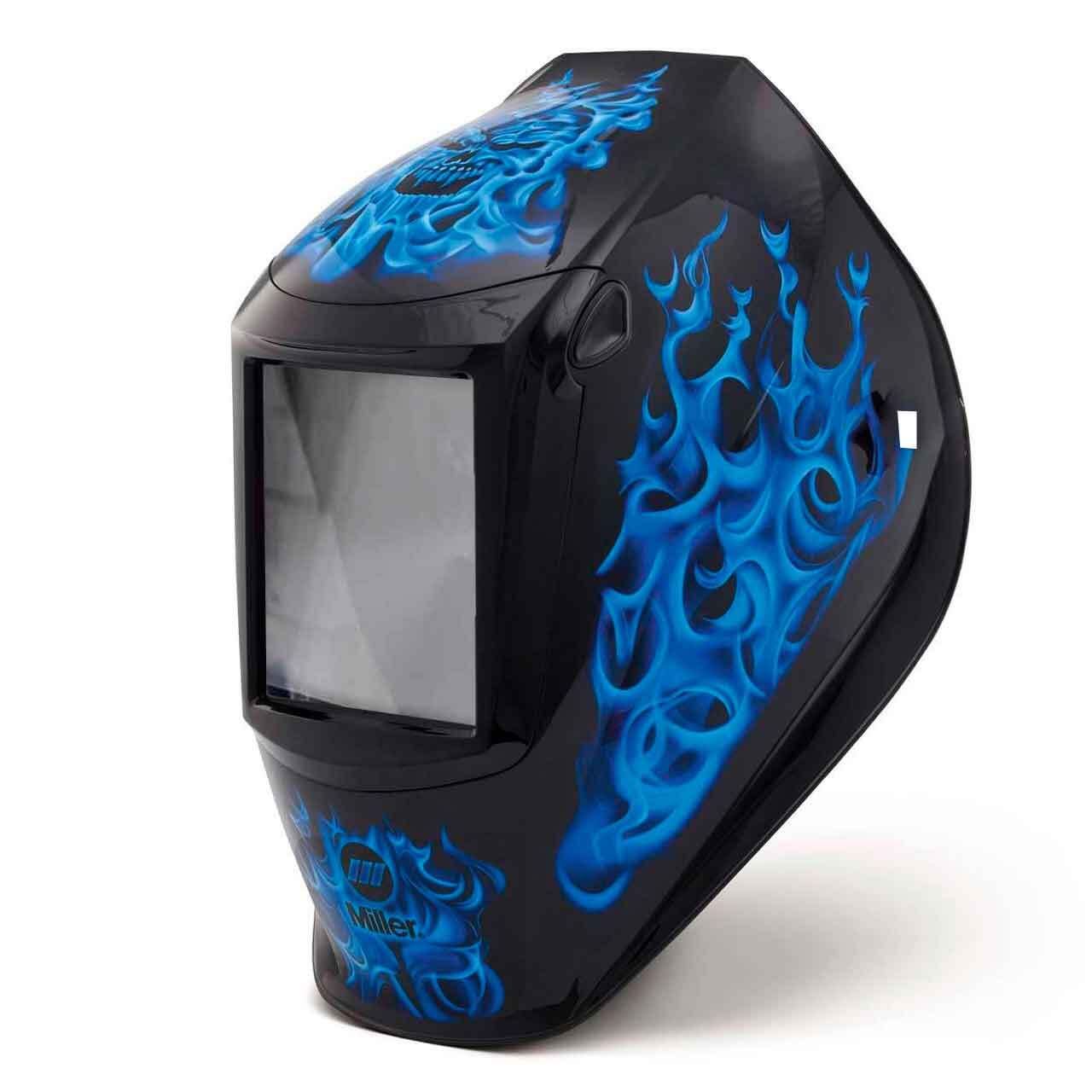 Miller 241459 Helmet Shell Only Blue Rage Performance