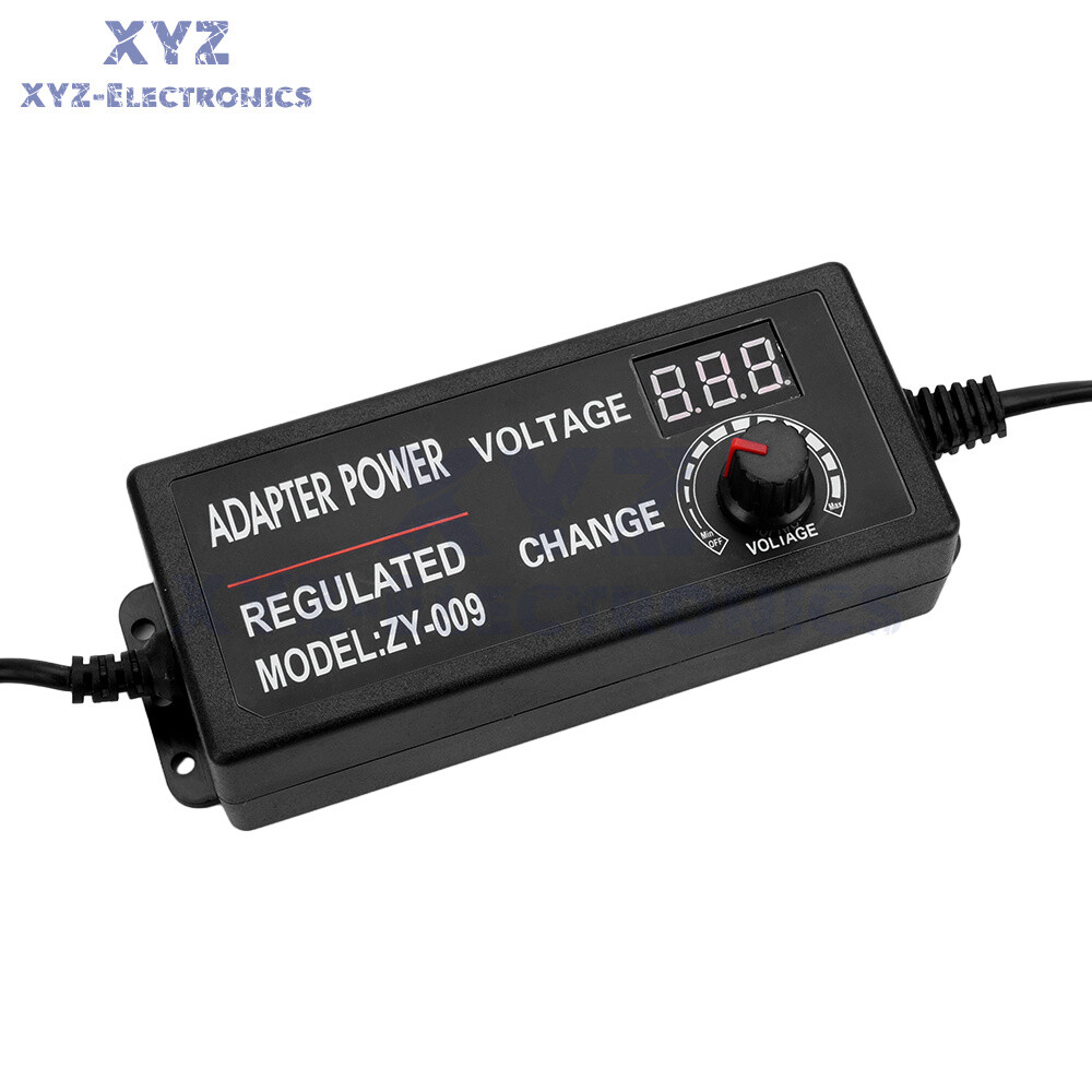AC100-240V to DC3-24V 3A 5A Adjustable Voltage Power Adapter Switch Power Supply