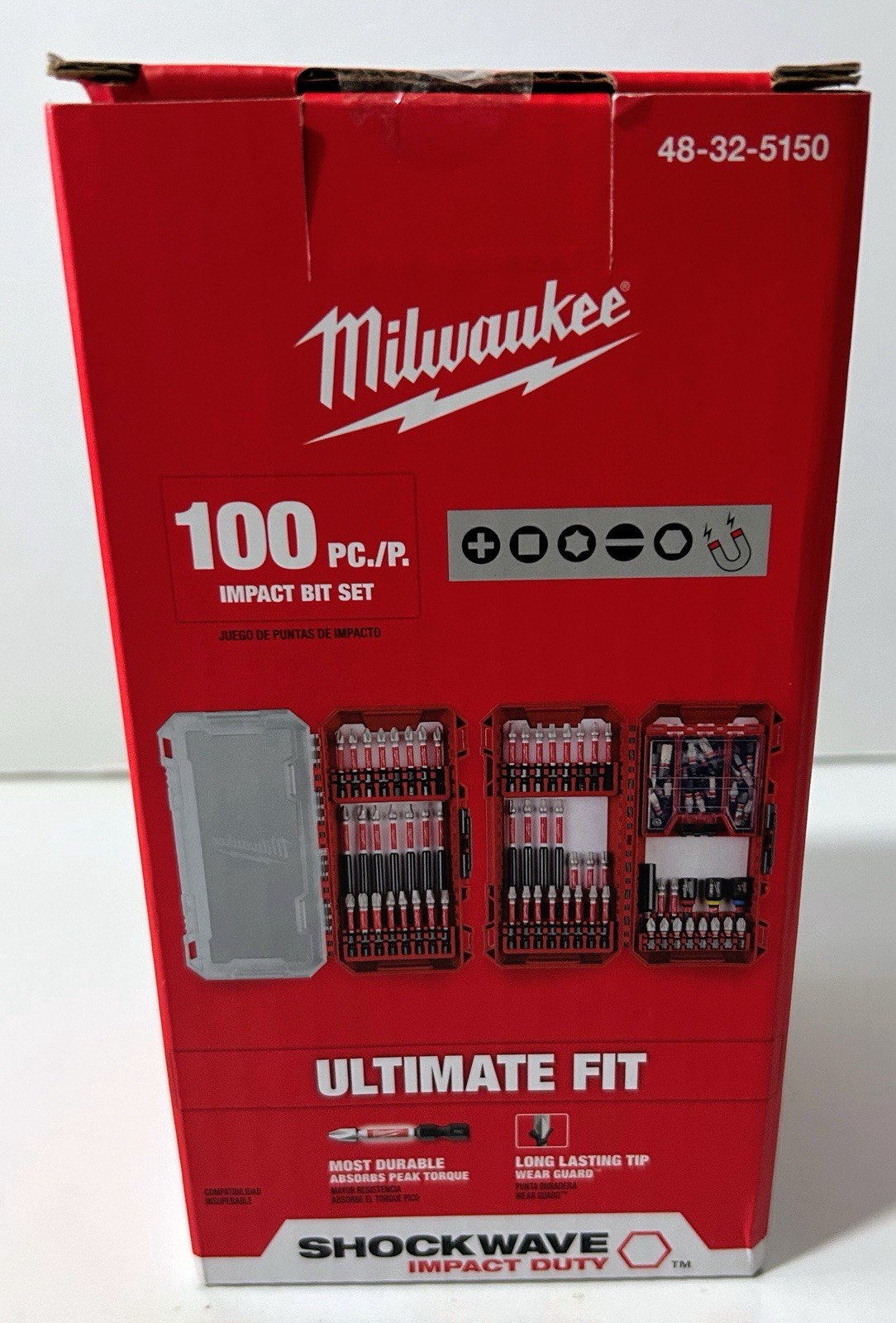 Milwaukee 48-32-5150 SHOCKWAVE Impact Duty 100pc Driver Bit Set