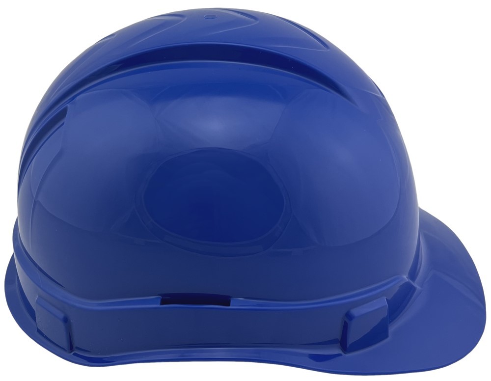 Pyramex Ridgeline 4 pt Cap Style Hard Hat with Ratchet Suspension – Blue