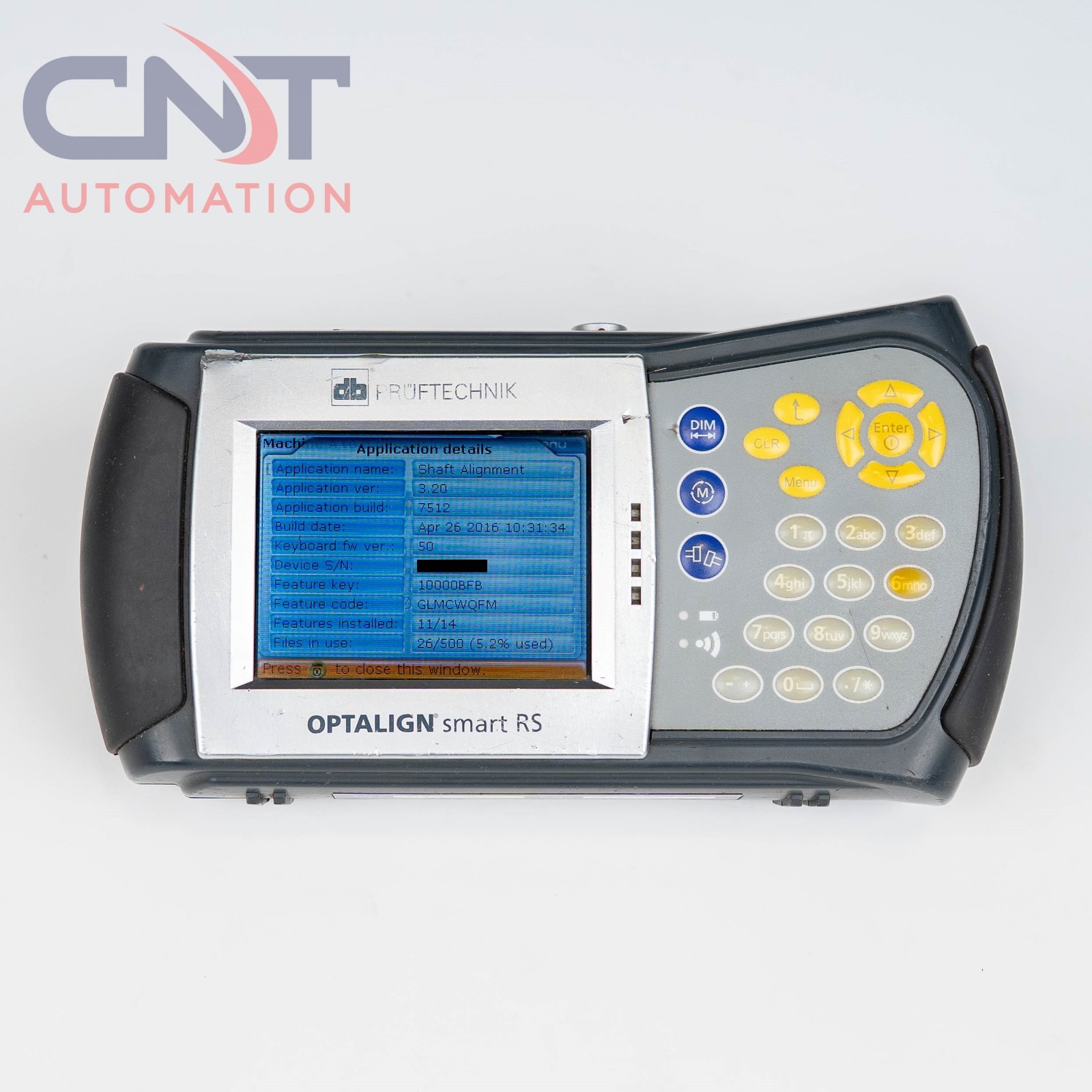 Pruftechnik OPTALIGN Smart RS Precision Laser Shaft Alignment Tool ALI 12.200