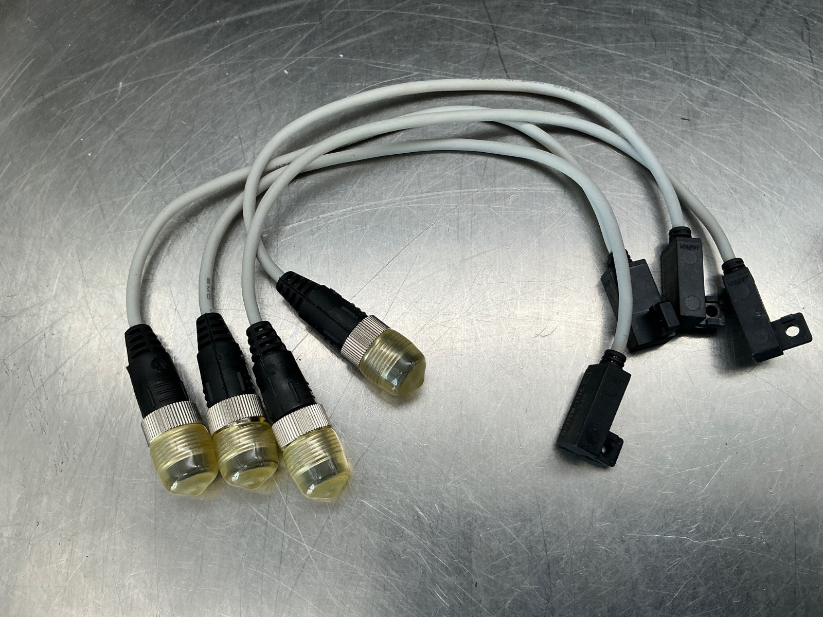 (4) SMC D-J79W-111G AUTO SWITCH 2 WIRE 12-24VDC