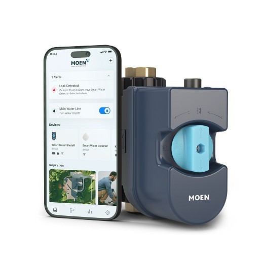 Moen Flo 3/4-inch Smart Water Shut Off Valve 900-001 Smart Home Water Monitor