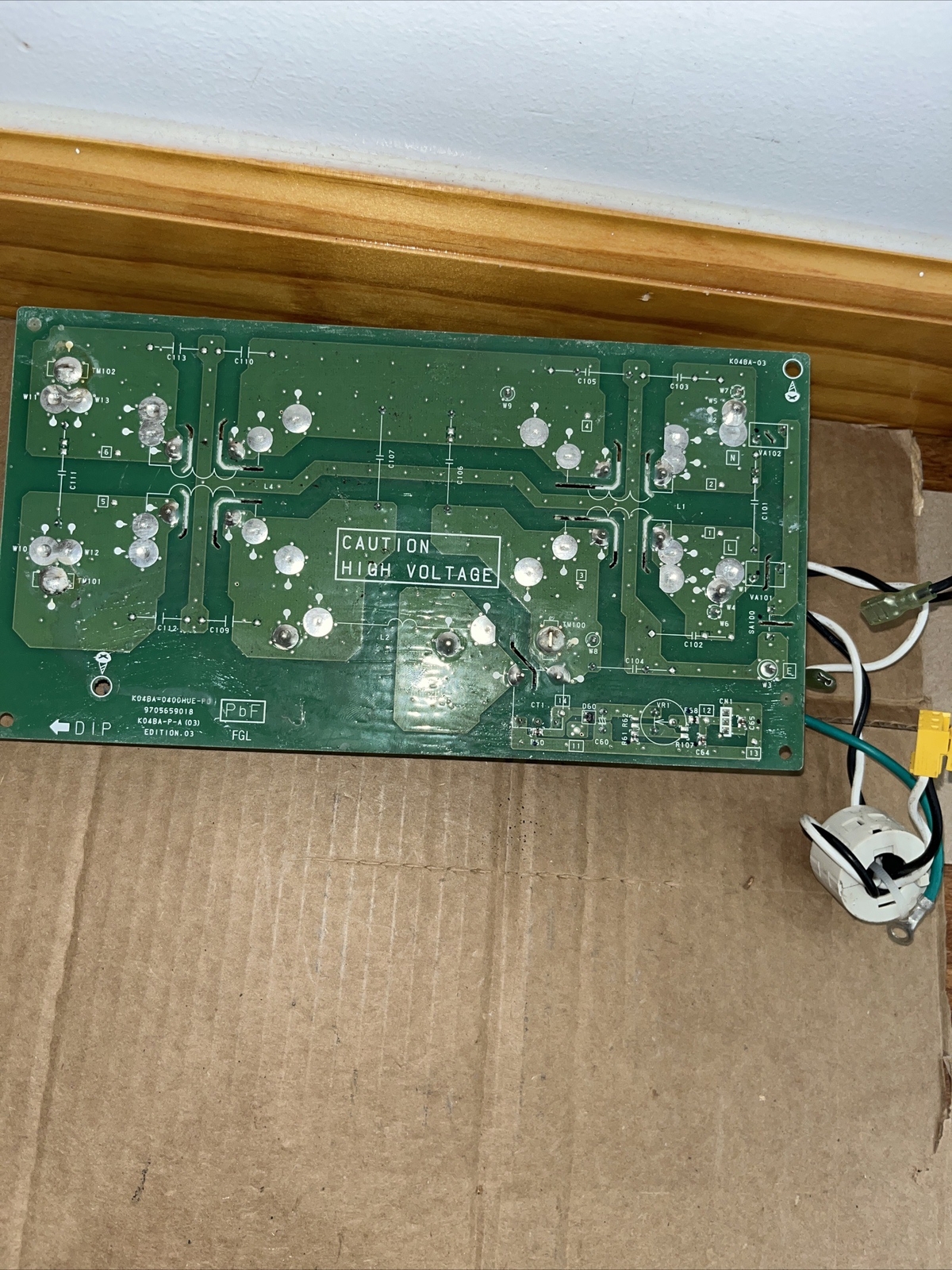 FUJITSU K04BA-0400HUE-PO 9705659018 PCB DUCTLESS HVAC CONTROL BOARD