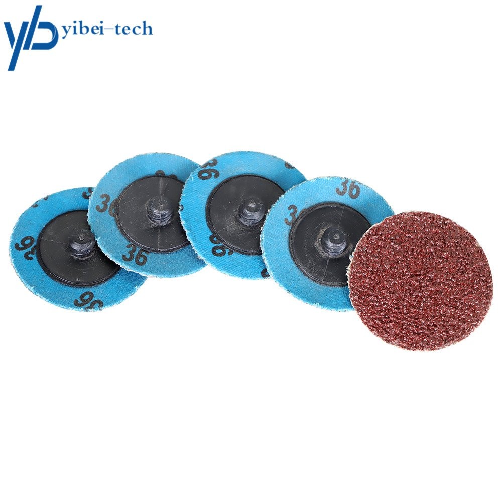 51× 2″ Roll Lock Die Grinder Quick Change Sanding Disc 36 60 80 120 240 Grit US