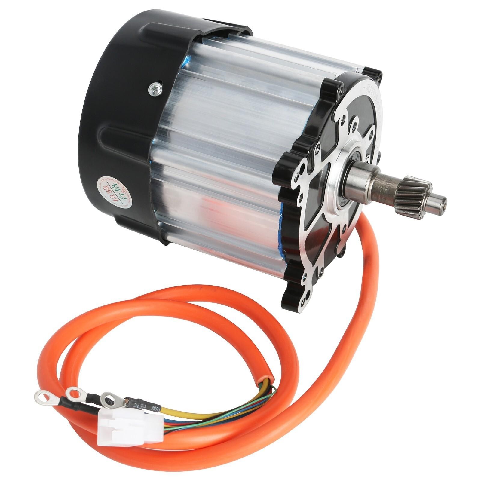 72V 1500W Brushless Differential Motor for Electric Golf Cart Tricycle Quad Bike