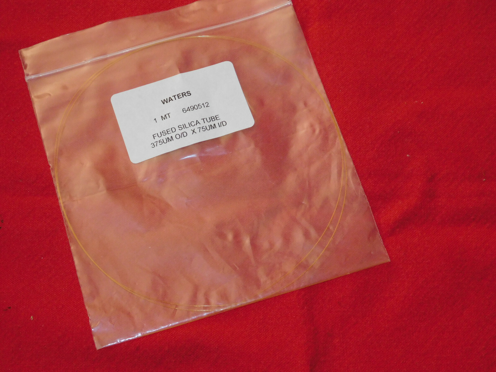 Waters Fused Silica Tube 375um O/D x 75um I/D, 1m; 6490512