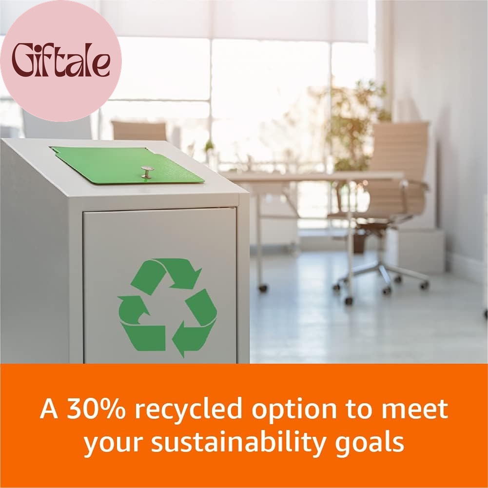 30% Recycled Multipurpose Copy & Print Paper, 8.5 X 11 Inches, 20 Lb Weight, 92