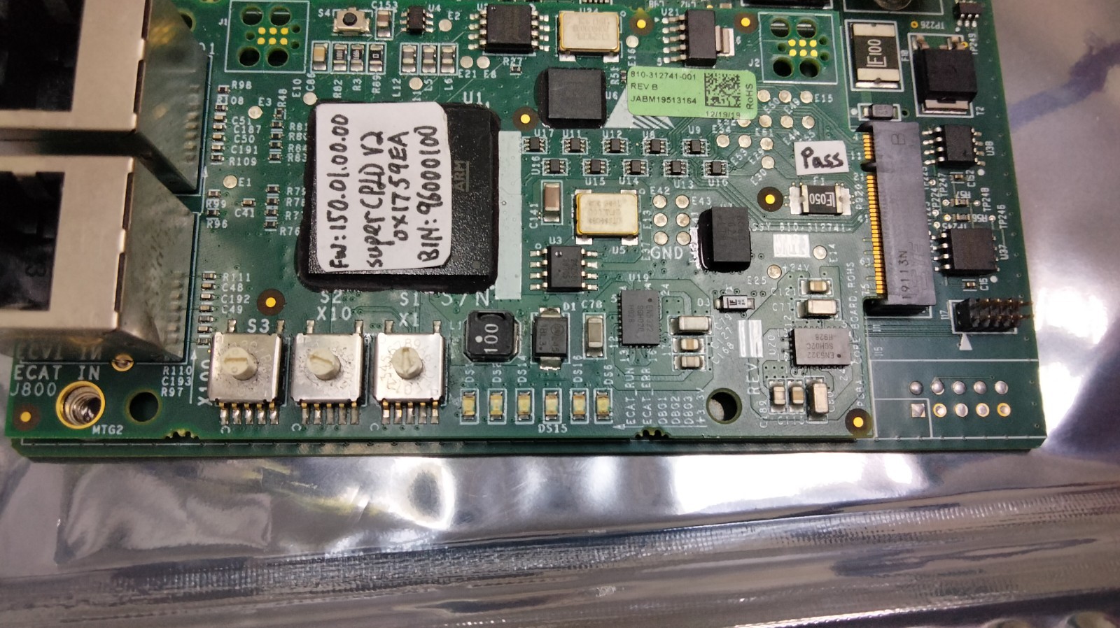 Lam Research 810-328658-001 C INTFC,10-AX,CTRL Stepper Bd+810-312741-001,Jp~A223