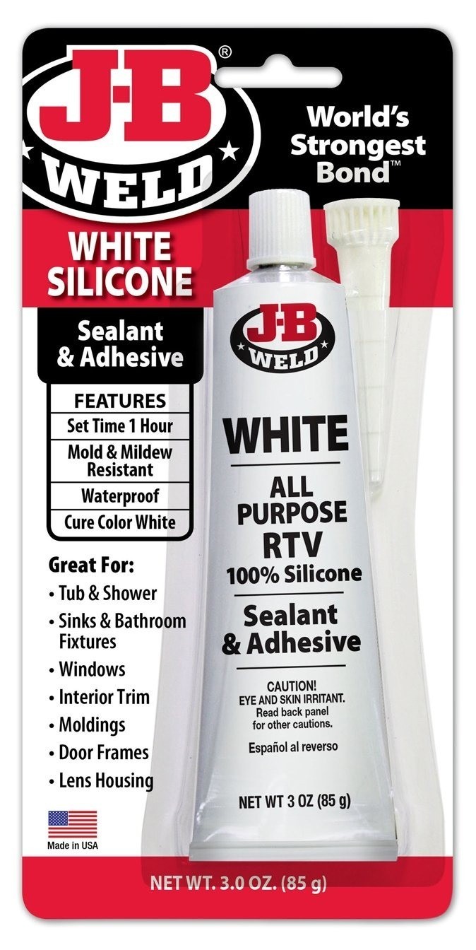 J-B Weld 31319 Black RTV Silicone Sealant Adhesive 3 oz Waterproof