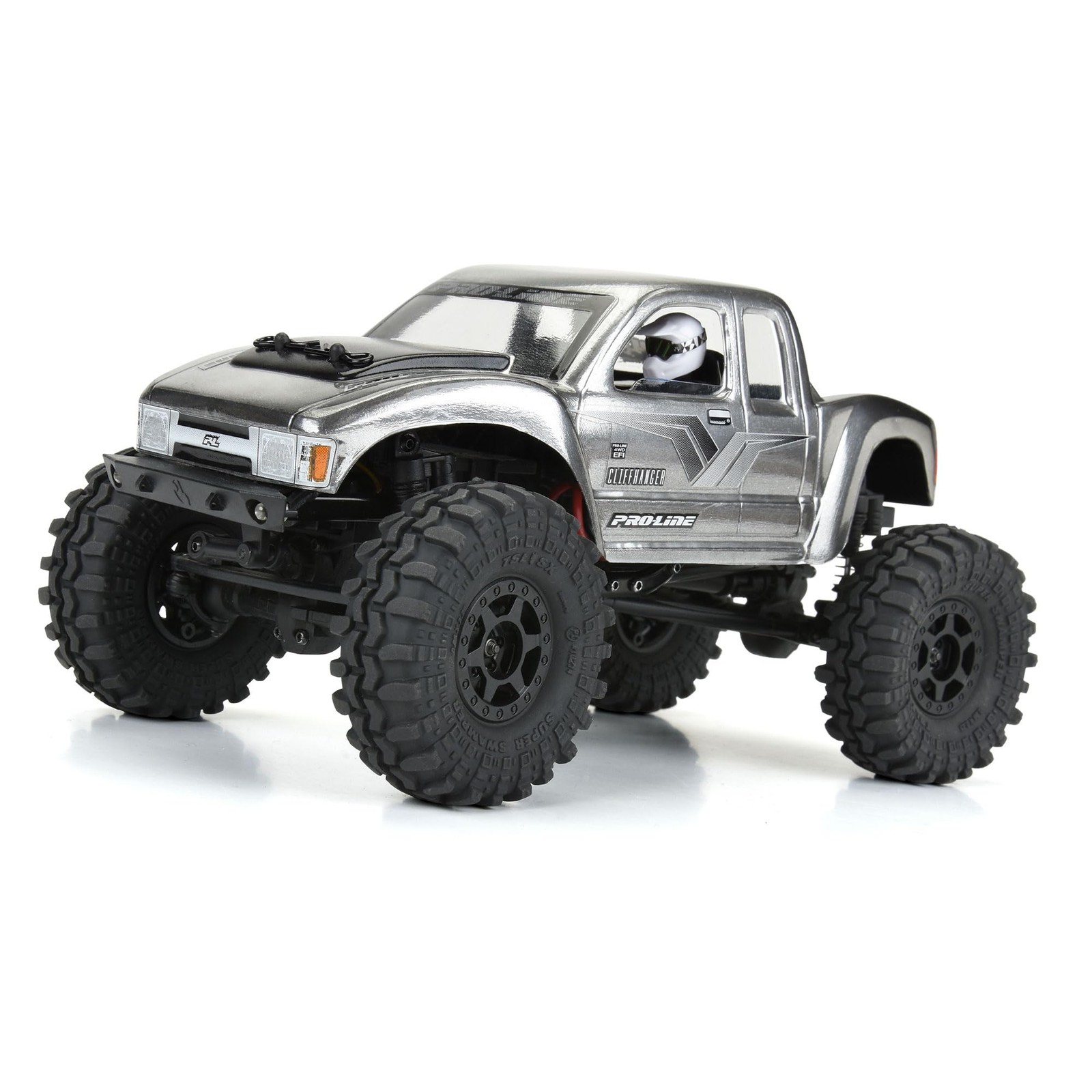 Pro-Line Racing 1/24 Super Swamper F/R 1.0 Tires Mtd 7Mm Blk 4 Pro1021410 Rc