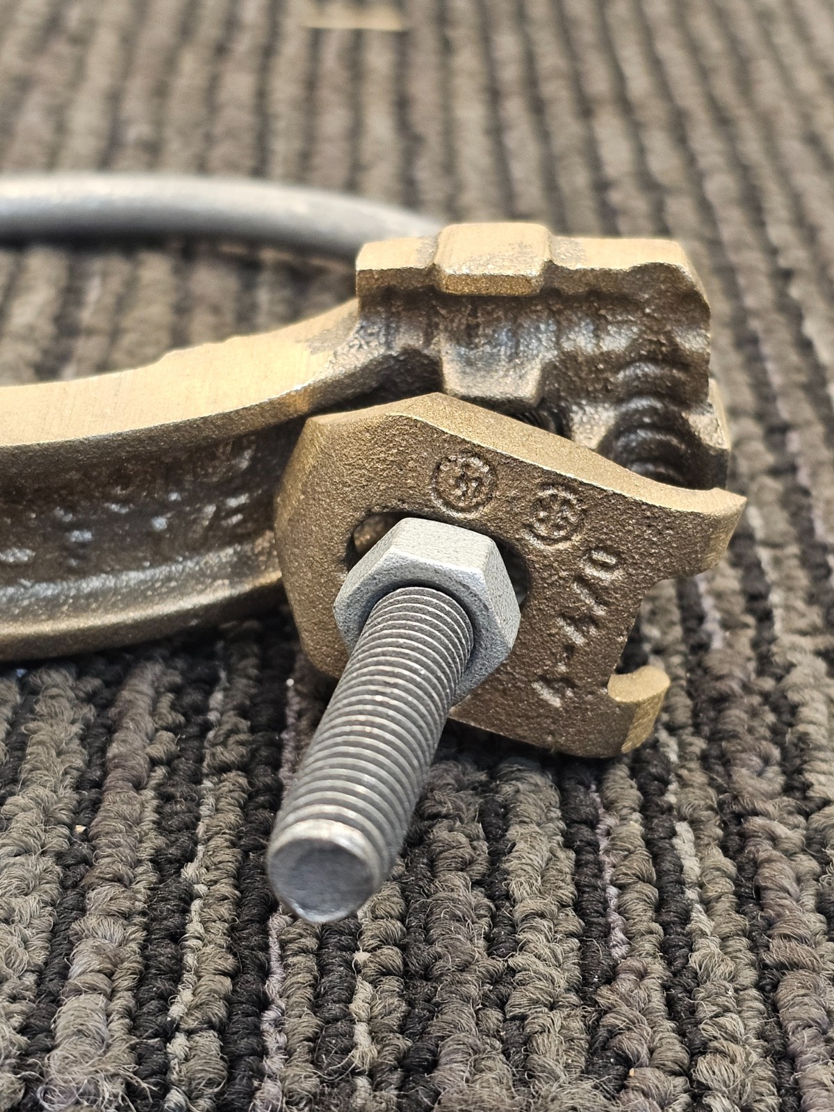 Burndy GAR3904 Pipe Grounding Clamp Copper