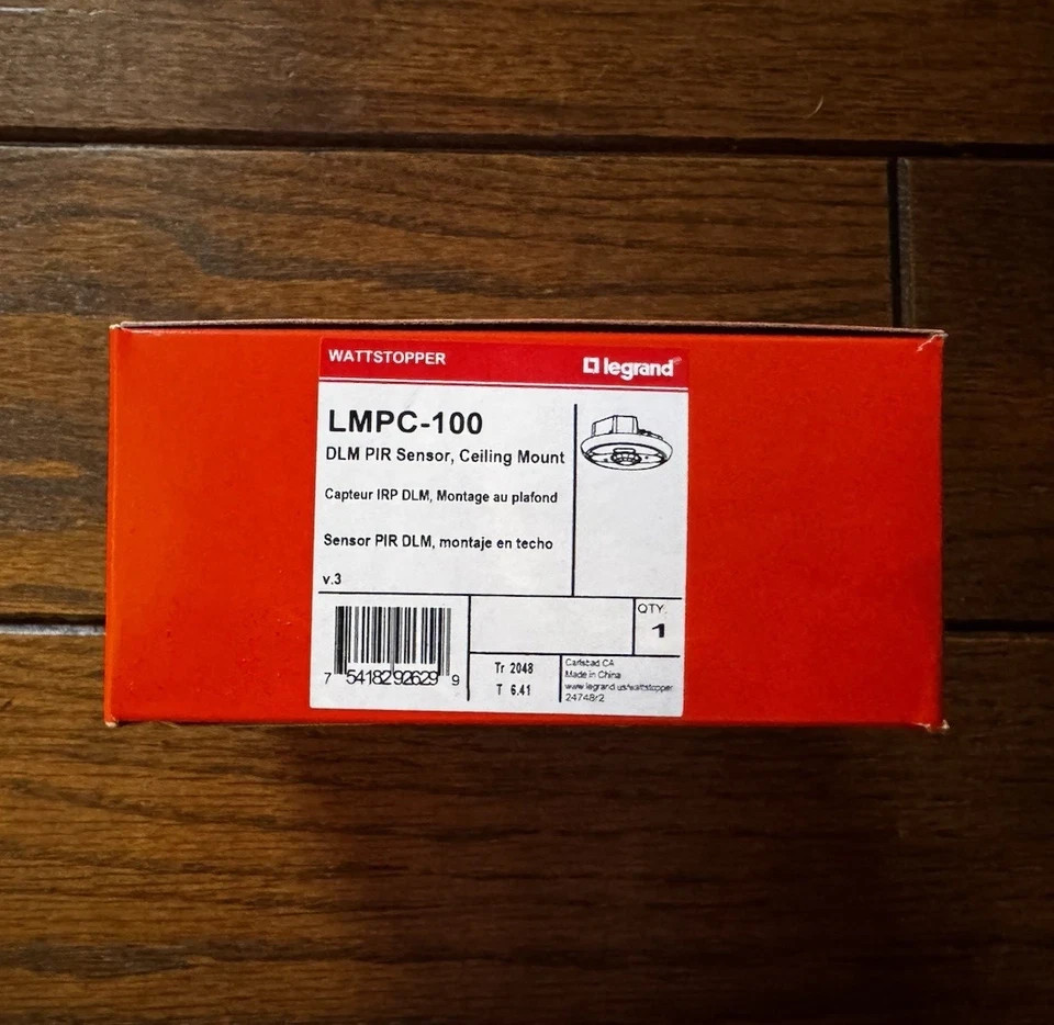 Digital PIR Ceiling Mount sensor, Extended Range LMPC-100 Wattstopper