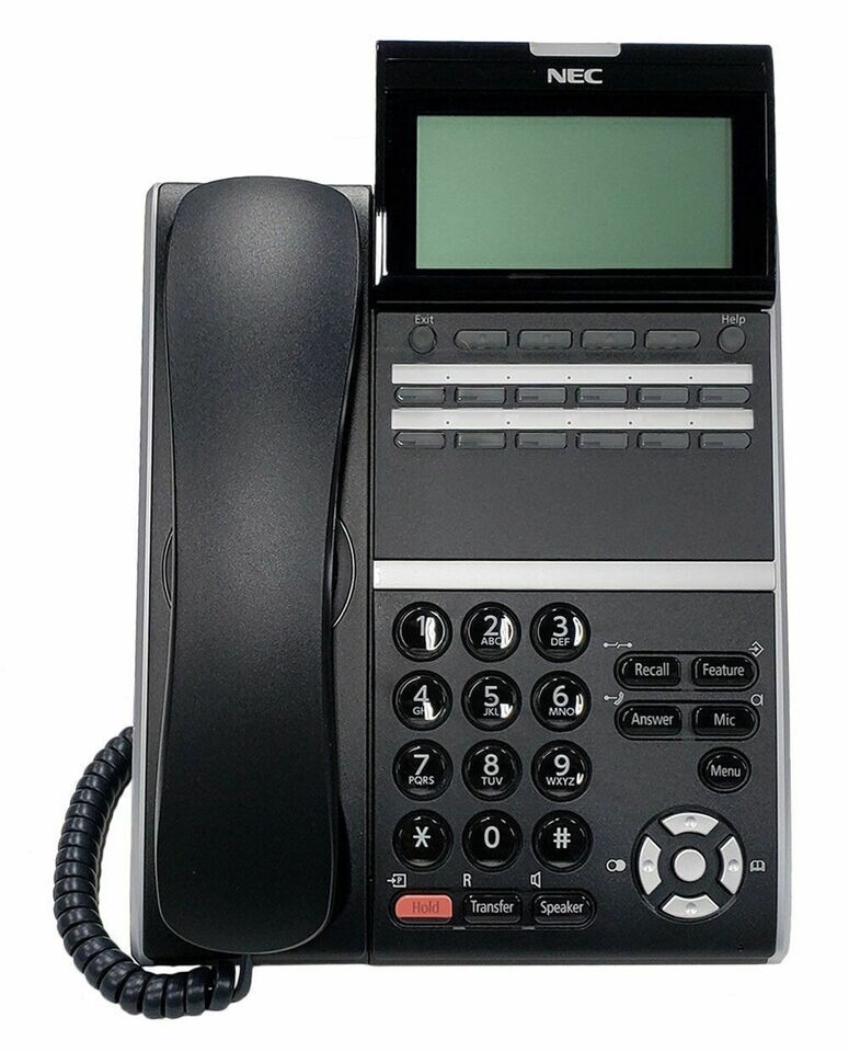 NEC DTZ-12D-3 BK TEL DZV(XD)W-3Y BK 650002 Phone Refurb A-Stock 1 YEAR WARRANTY
