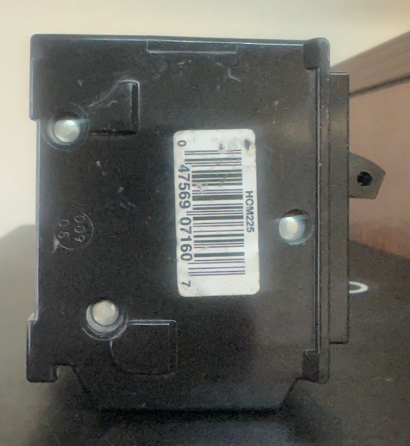 Square D HOM225CP 25 A Miniature Circuit Breaker