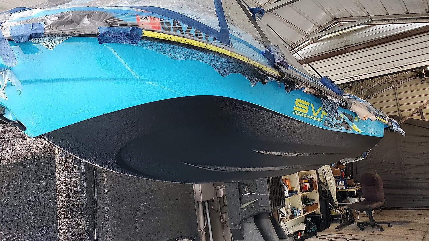 Super Slick 2000 Epoxy Bottom Coating for Airboats, Jet Ski’S, Etc.: Quart Kit