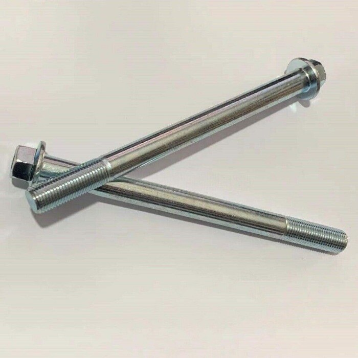1PC M12 Flange Head Bolt 1.25 Pitch Carbon Steel 50-350mm