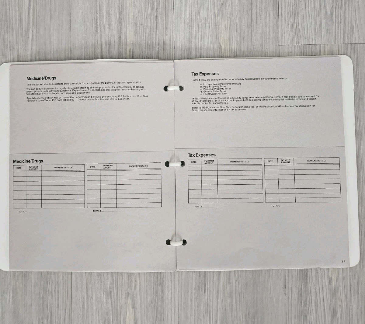 Vintage Mead The System Tax Center Record Unused 1978