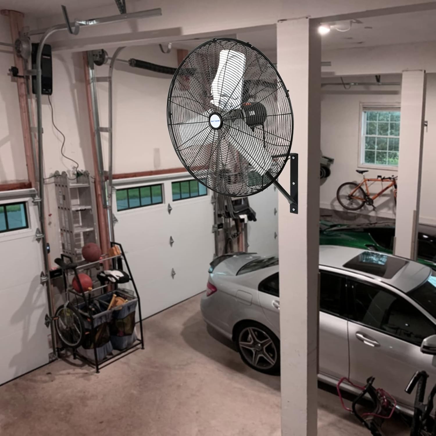 BILT HARD 6500 CFM 24″ Industrial Wall Fan 3 Speed for Garage UL Listed