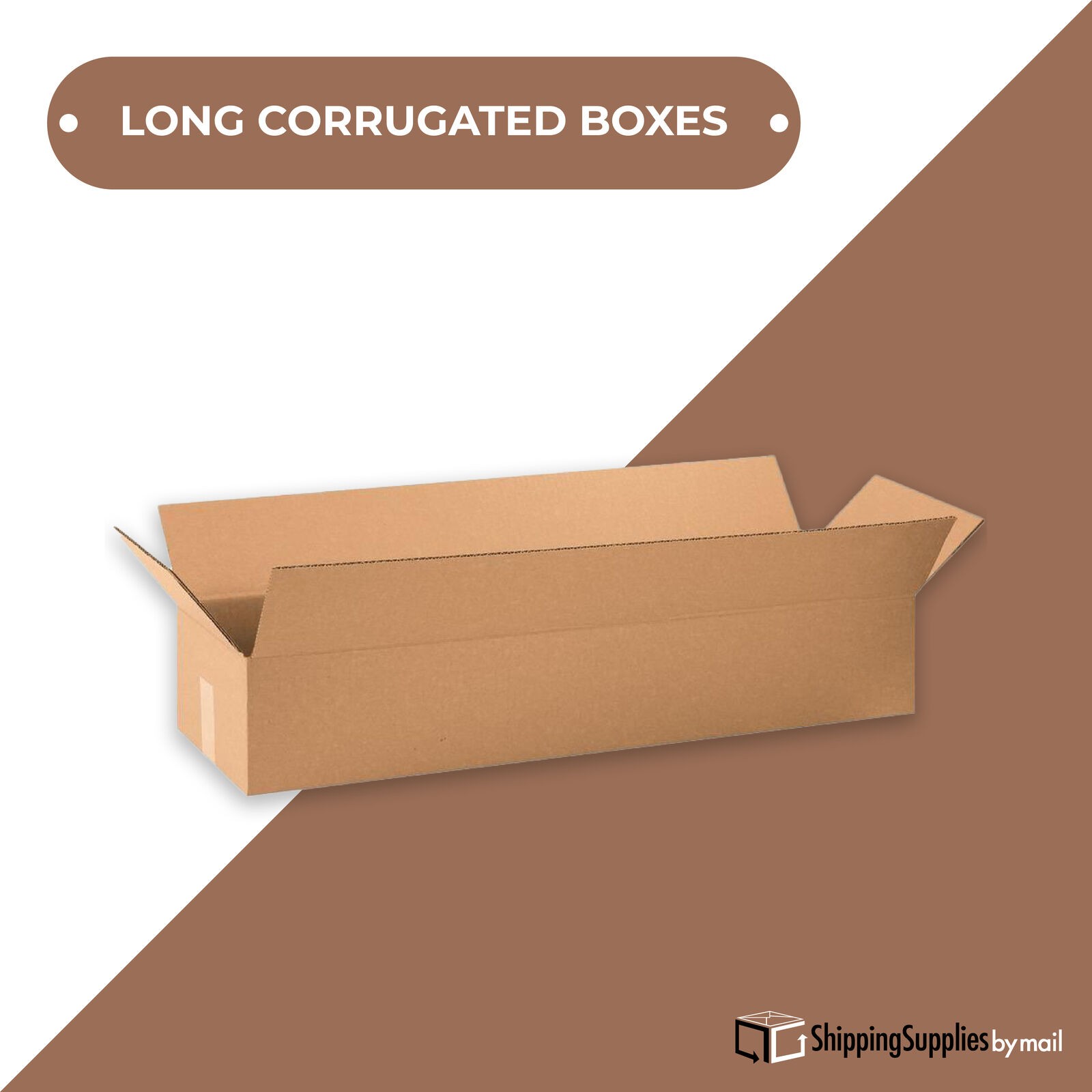 Shipping Boxes 30 x 8 x 8 Corrugated Kraft ECT 32 (Pack of 25)