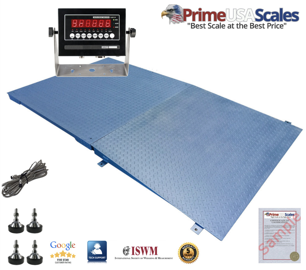 Prime Heavy Duty 6,000 lb 48″x48″ NTEP Legal For Trade with 48″ x 40″ Ramp