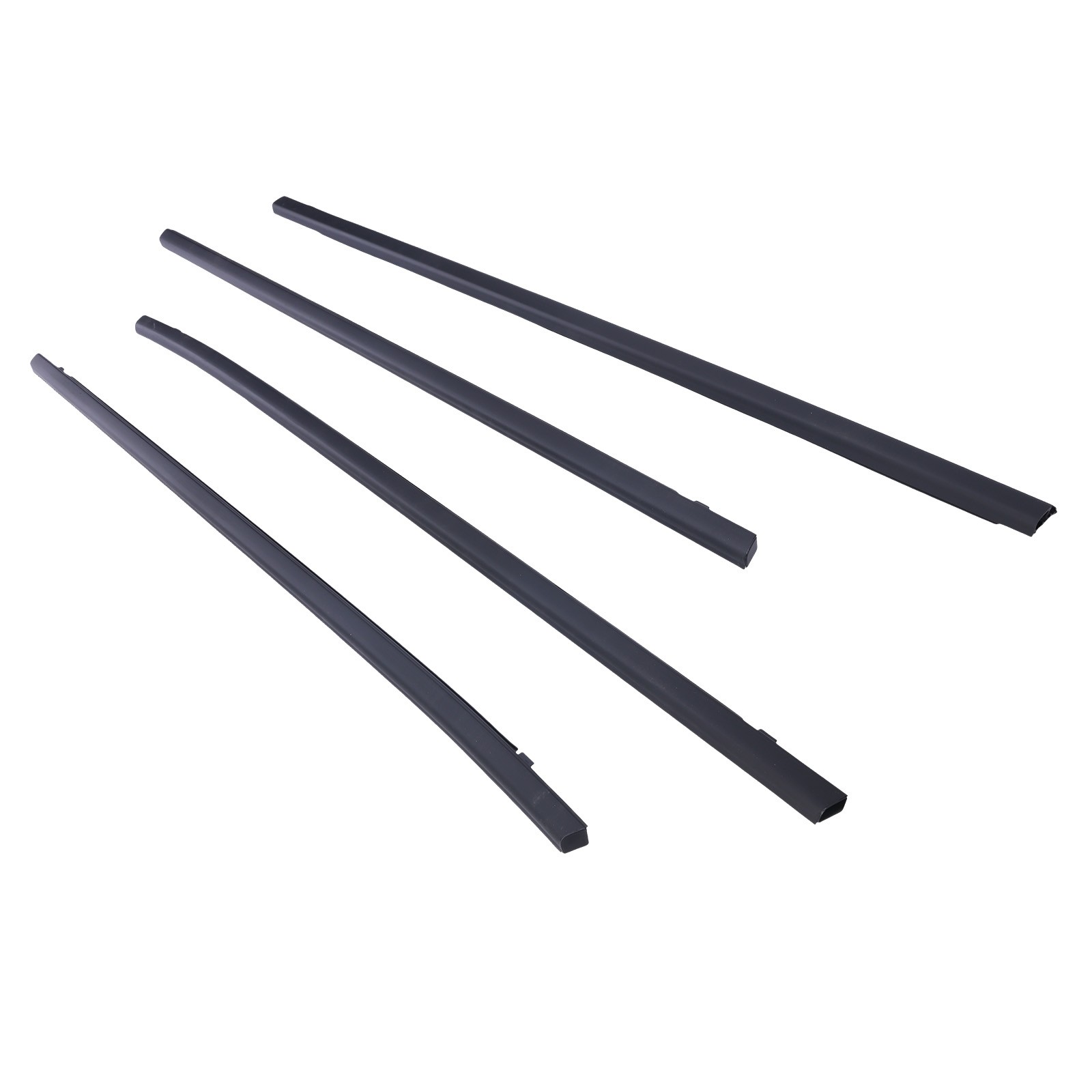 4Pcs For 2016-2021 Honda Civic Sedan Window Weatherstrip Moulding Seal Belt New