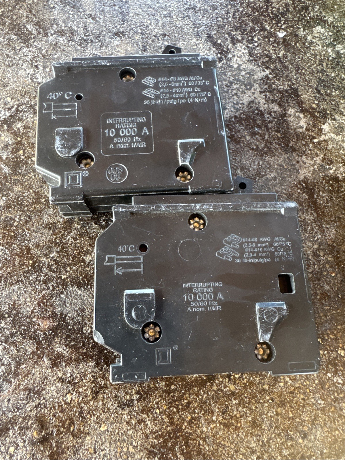 (2) Homeline 30 Amp One-Pole Circuit Breaker HOM130CP, Square D Breakers