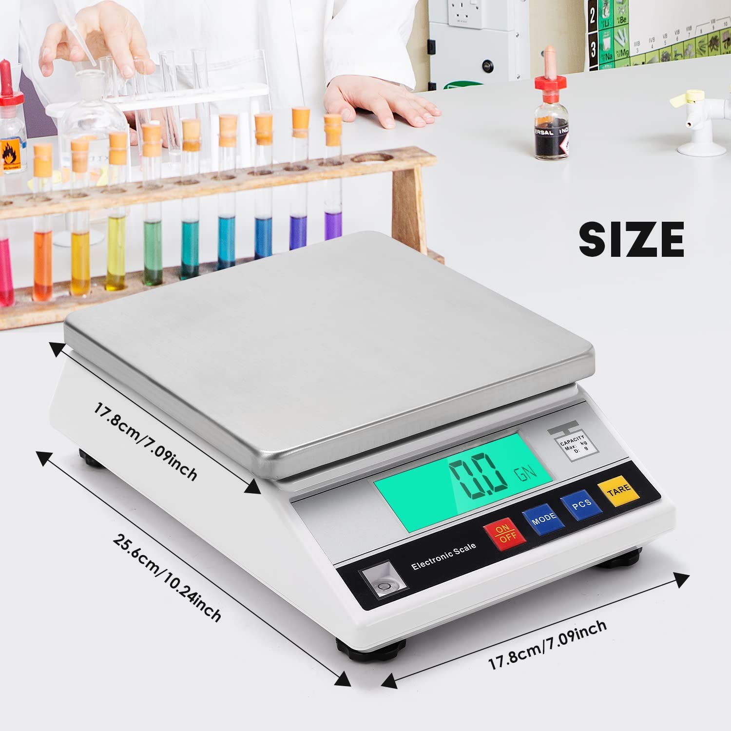 High Precision Scale 10kg 0.1g Digital Accurate Electronic Balance Lab Scale
