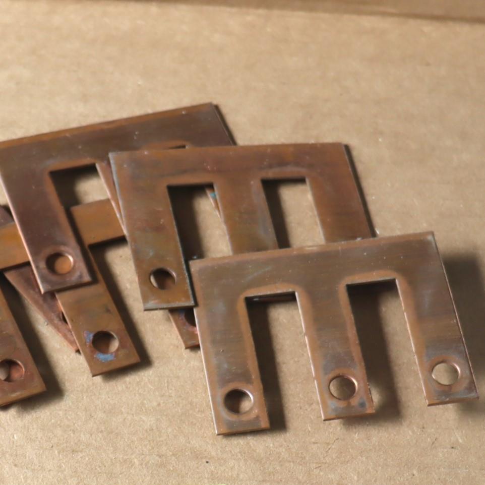 One Set of 3 Cutler Hammer Nema Size 3 3 Pole Copper Jumper Bar Plate