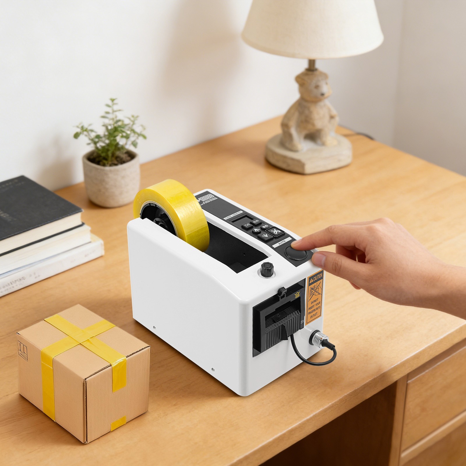 Automatic Electric Tape Cutter for Wrapping/Packing 0.79-39.33in Cutting Length