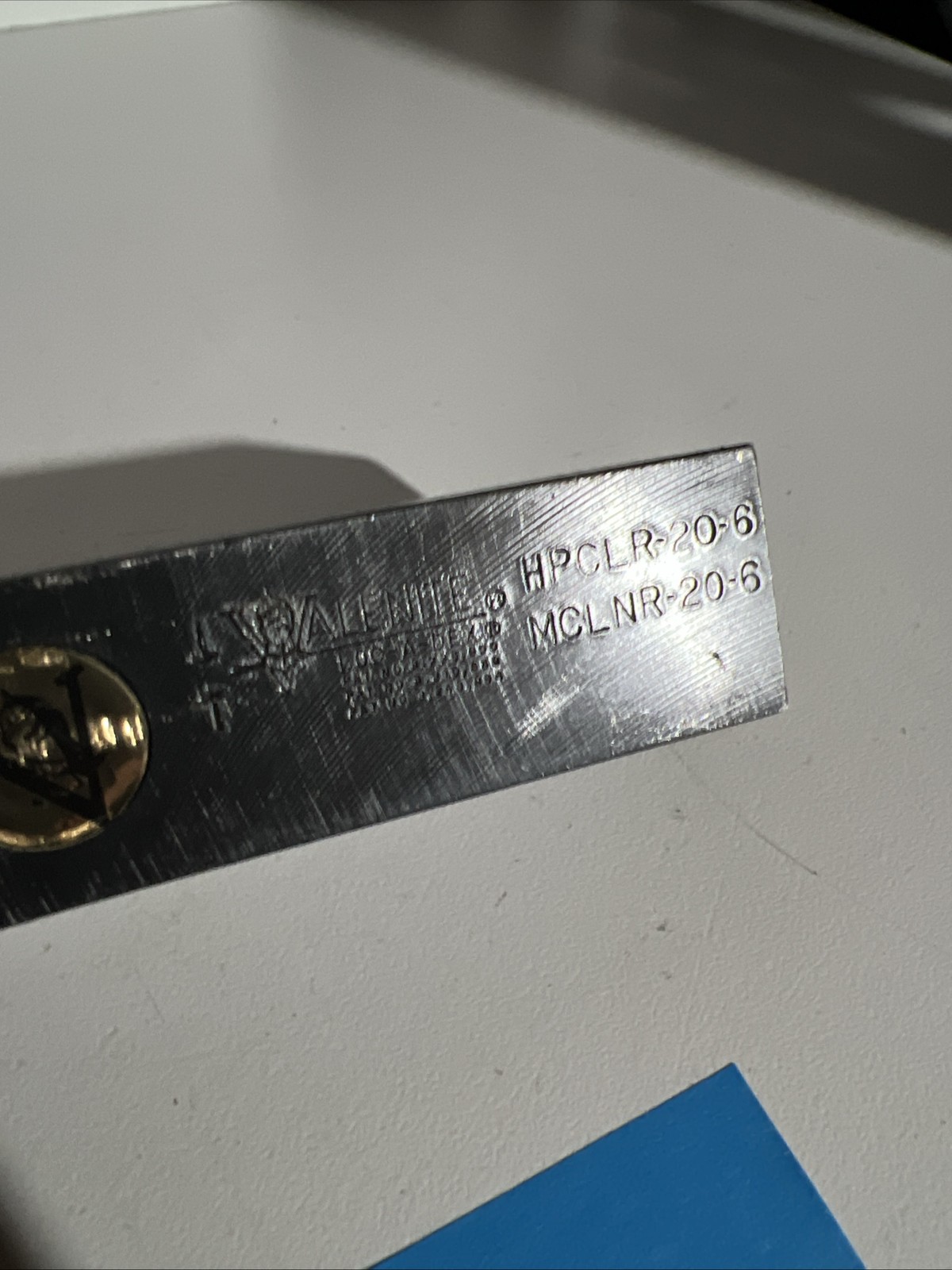 valenite HPCLR-20-6 Lathe Toolholder Turning Miling MCLNR-20-6 Indexible Carbide