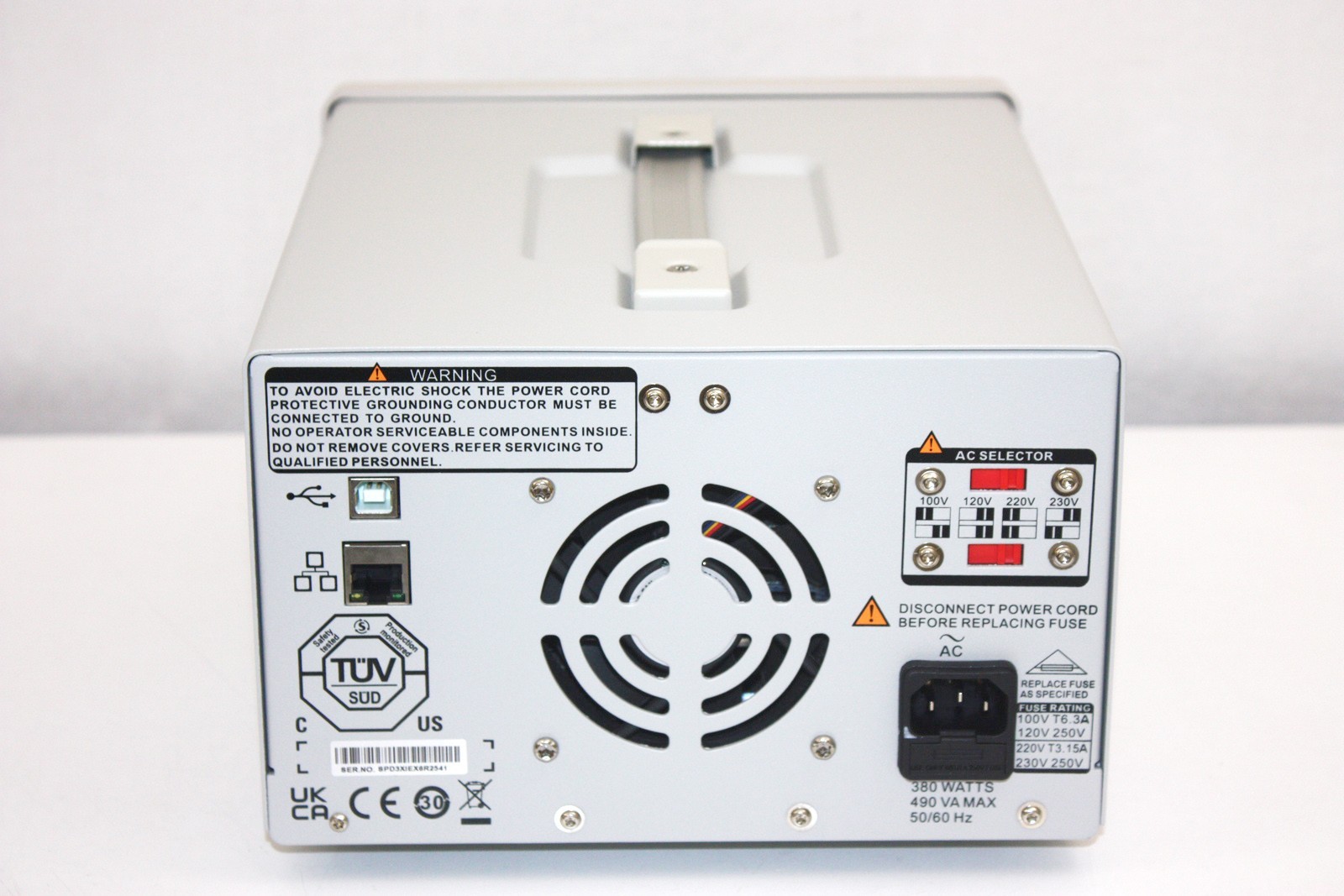 Siglent SPD3303X-E Programmable DC Power Supply, LCD, 2x: 0-32V, 1x: 2.5,3.3,5V