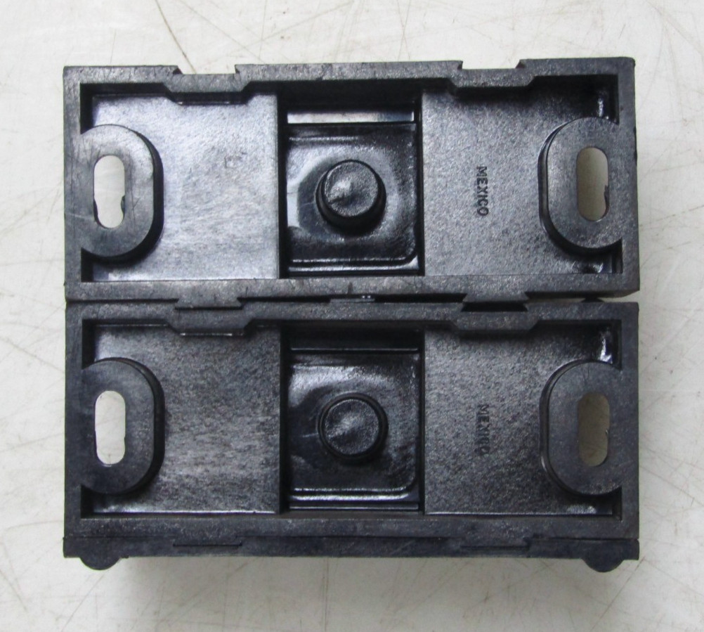 🙌 FERRAZ SHAWMUT 600 VAC POWER DISTRIBUTION BLOCK 2 POLE 66630 & 66631