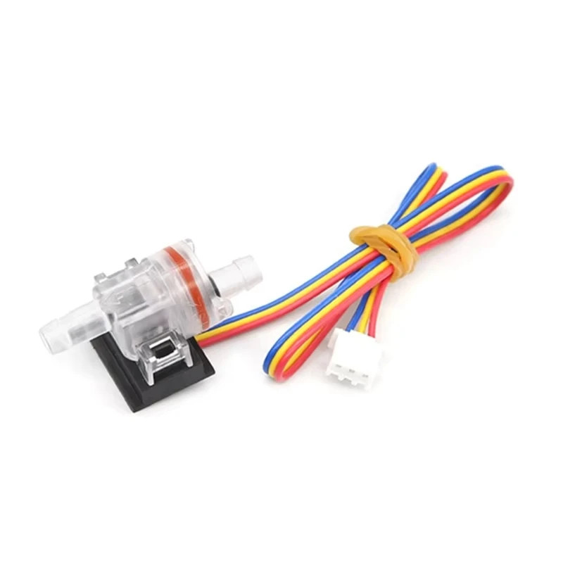 Water Flow Sensor 40-150ml/min Optical Transparent Hall Flow Meter FM-PS2216
