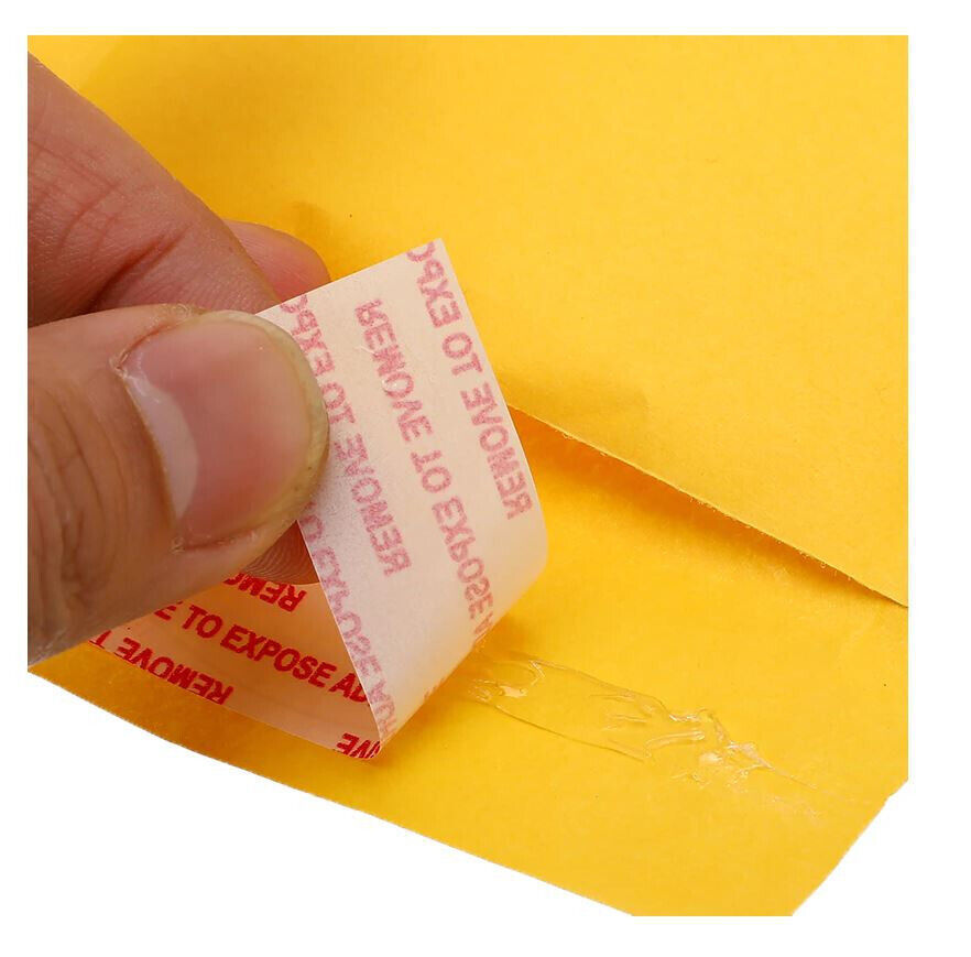 50 Pack #0 6.5×10 inch Kraft Bubble Envelopes Padded Seal Shipping Bag Mailers