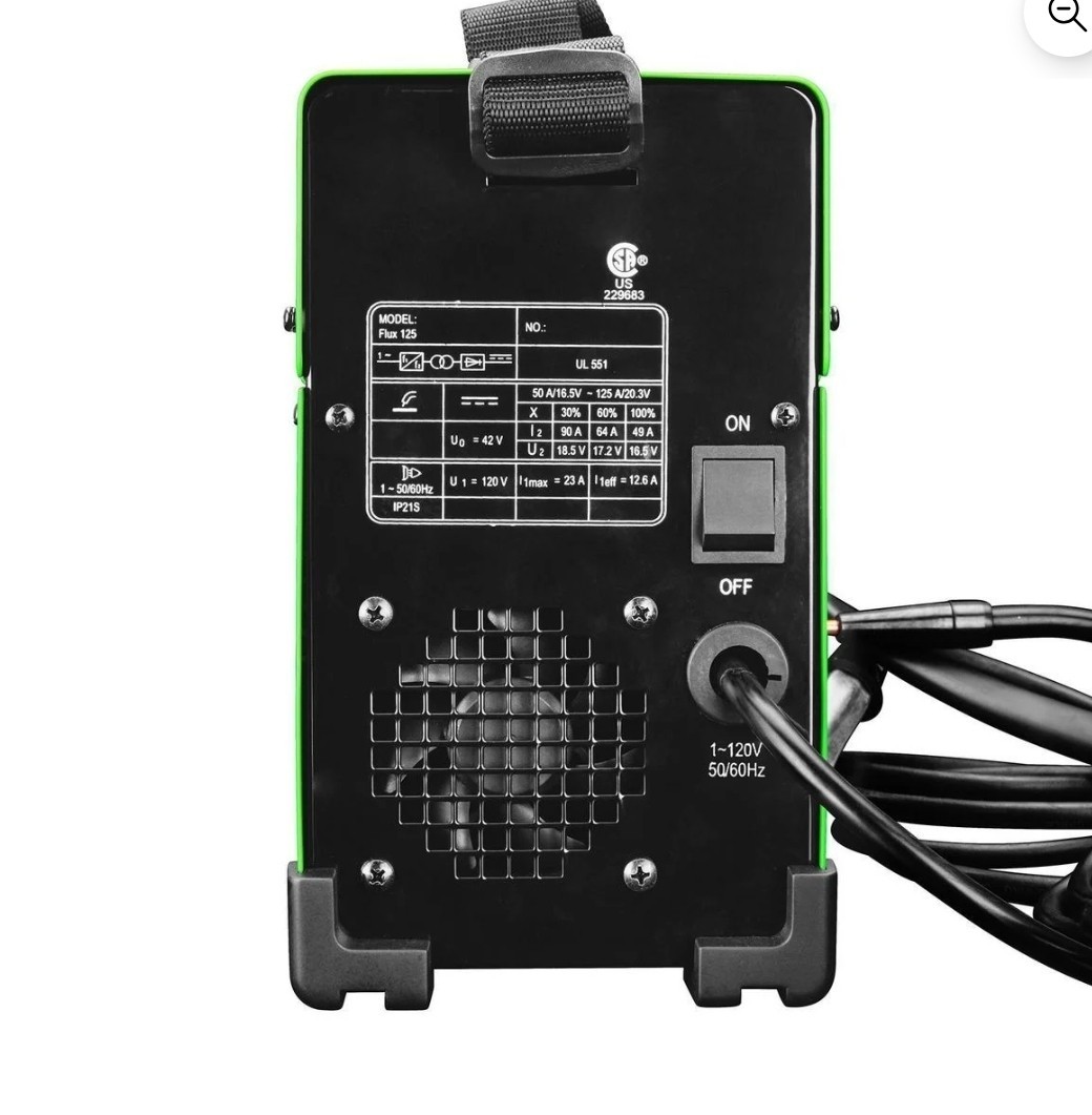 Titanium Easy-Flux 125 Inverter Power Source Wire Feeder and Gun Package New