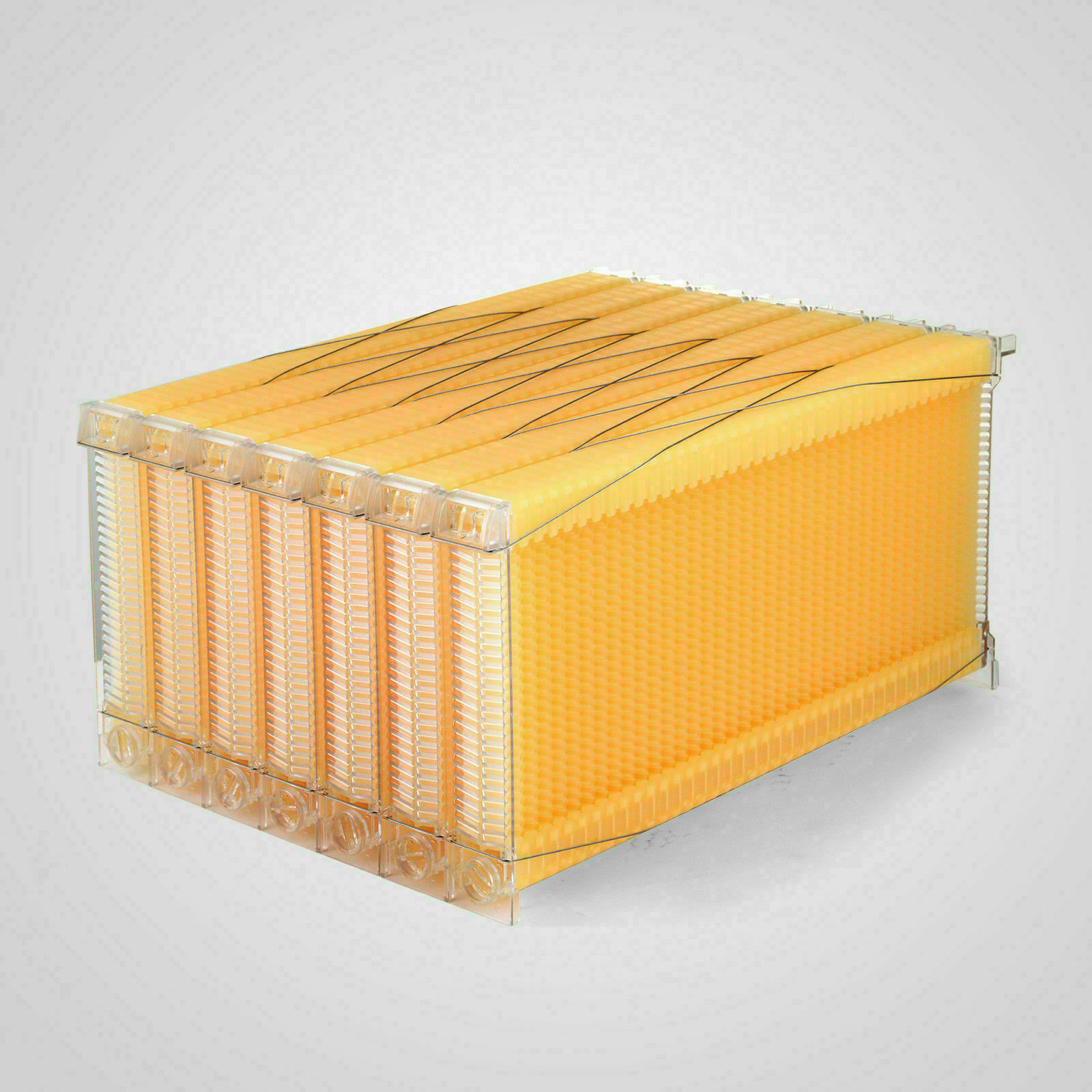 7Pcs Auto Seeping Honey Hive Beehive Frames + Beekeeping Wooden Cedarwood House