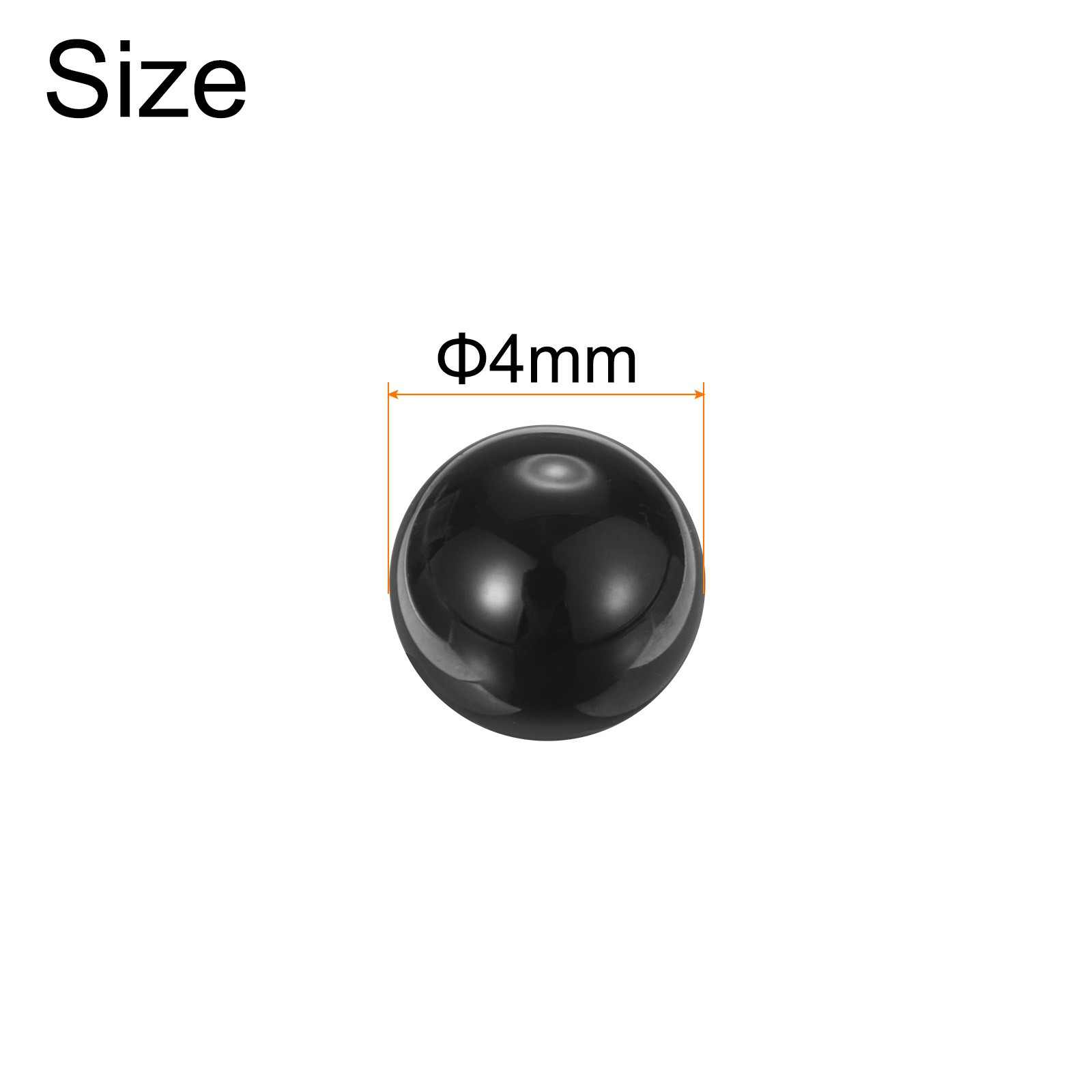 50pack Ceramic Bearing Balls 4mm Si3N4 Silicon Nitride Ball G5 Precision