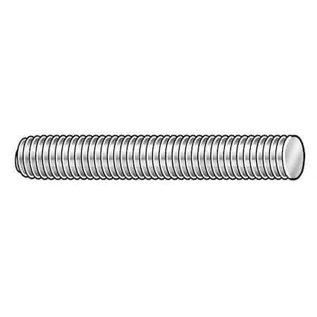 Zoro Select 45581 Fully Threaded Rod, 1/2″-13, 2 Ft, Stainless Steel, 316,