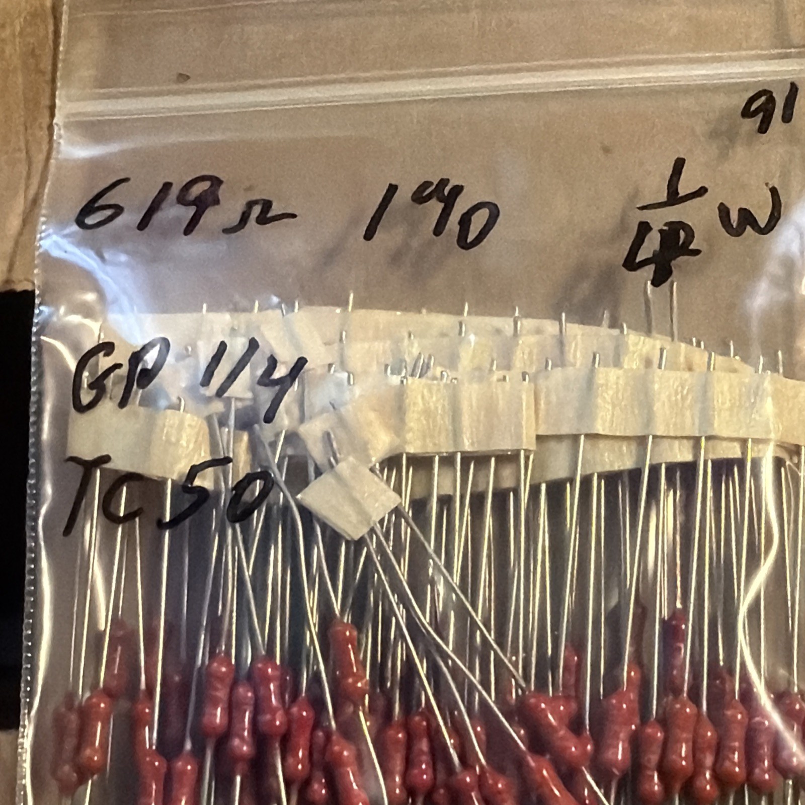 450pc Group Lot Of RESISTORS Dale & Other Mfg Look At Pictures New & Used #8