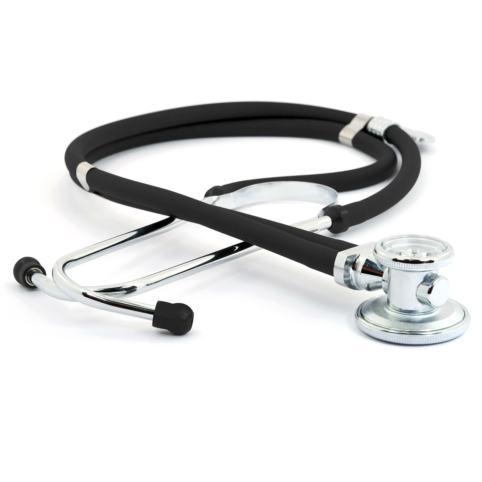 Sprague Rappaport Stethoscope Dual Head Adult Chestpiece 5 Interchangeable pcs