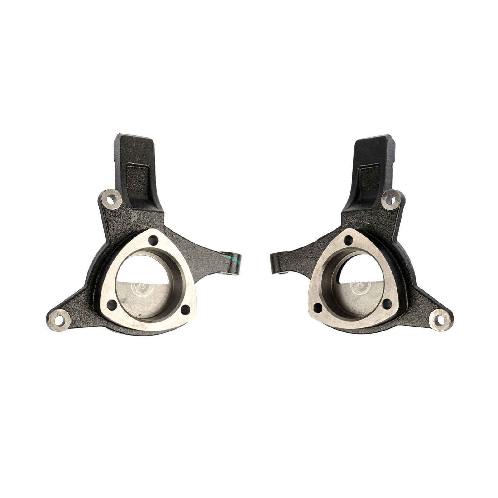 Pair 4.5 Inch Lift Spindles Knuckles 2WD for 07-17 Silverado 1500 Tahoe Suburban