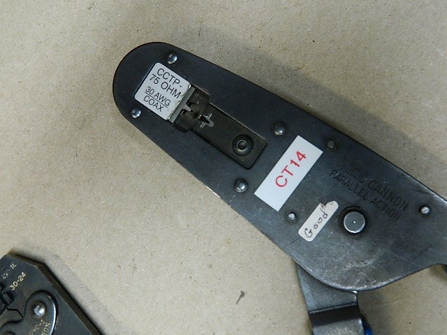 ITT Cannon OCTP-75 OHM 30 AWG CCT-D-C-1 Crimpers 3 pieces in LOT # 31