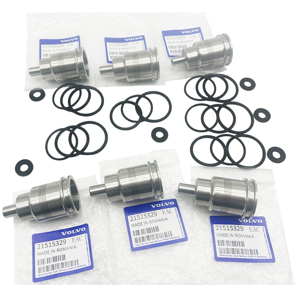 21515329 21401136 For Volvo D13 D11 D16 6PCS Fuel Injector Sleeve Cup Set