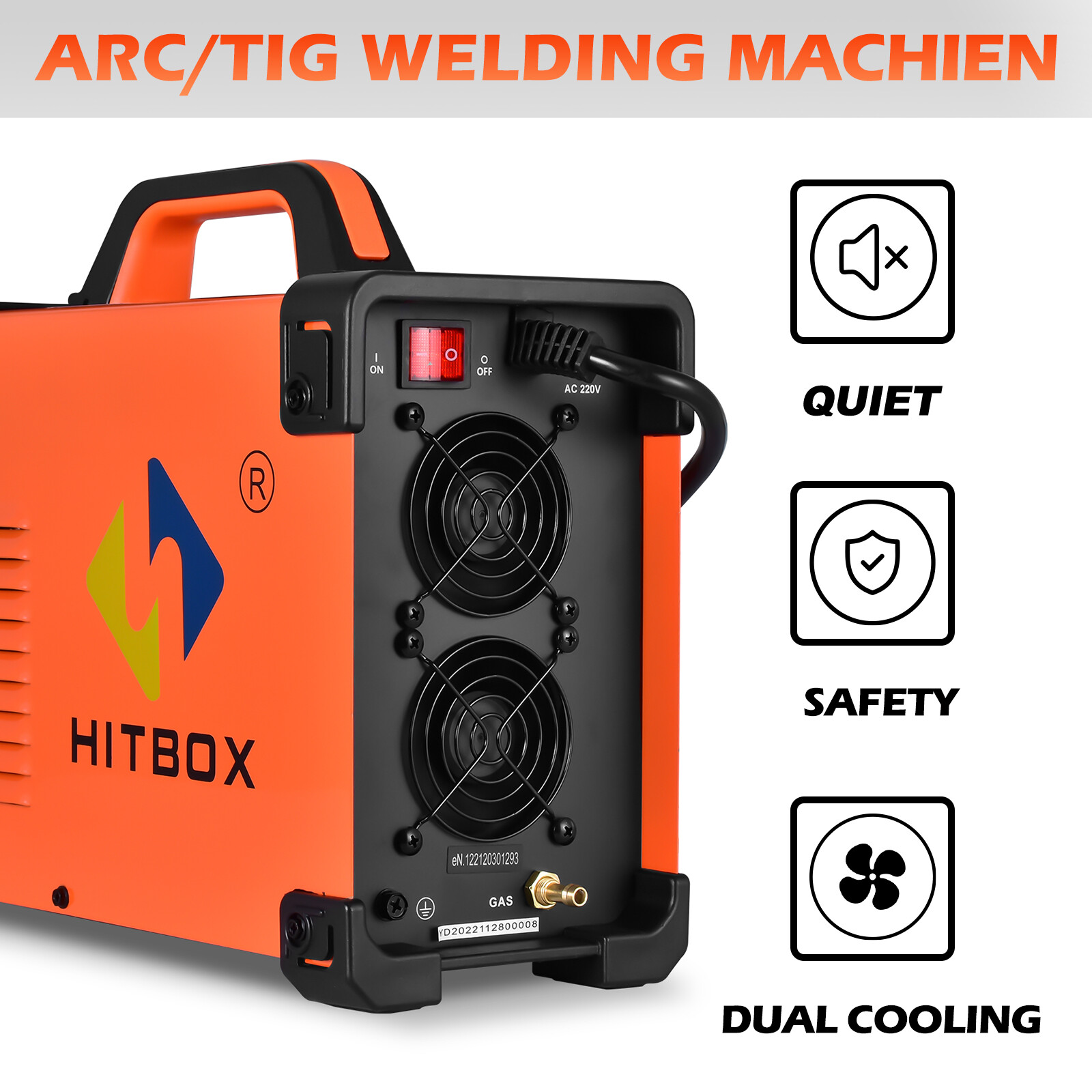 TIG Welder AC/DC with Pulse Professional Aluminium Welding Machine w/Foot Pedal
