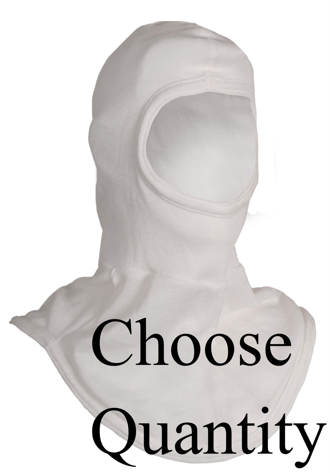 NSA USA Made FR Flame & Heat Resistant Hood Nomex Lenzing Balaclava H31LA White
