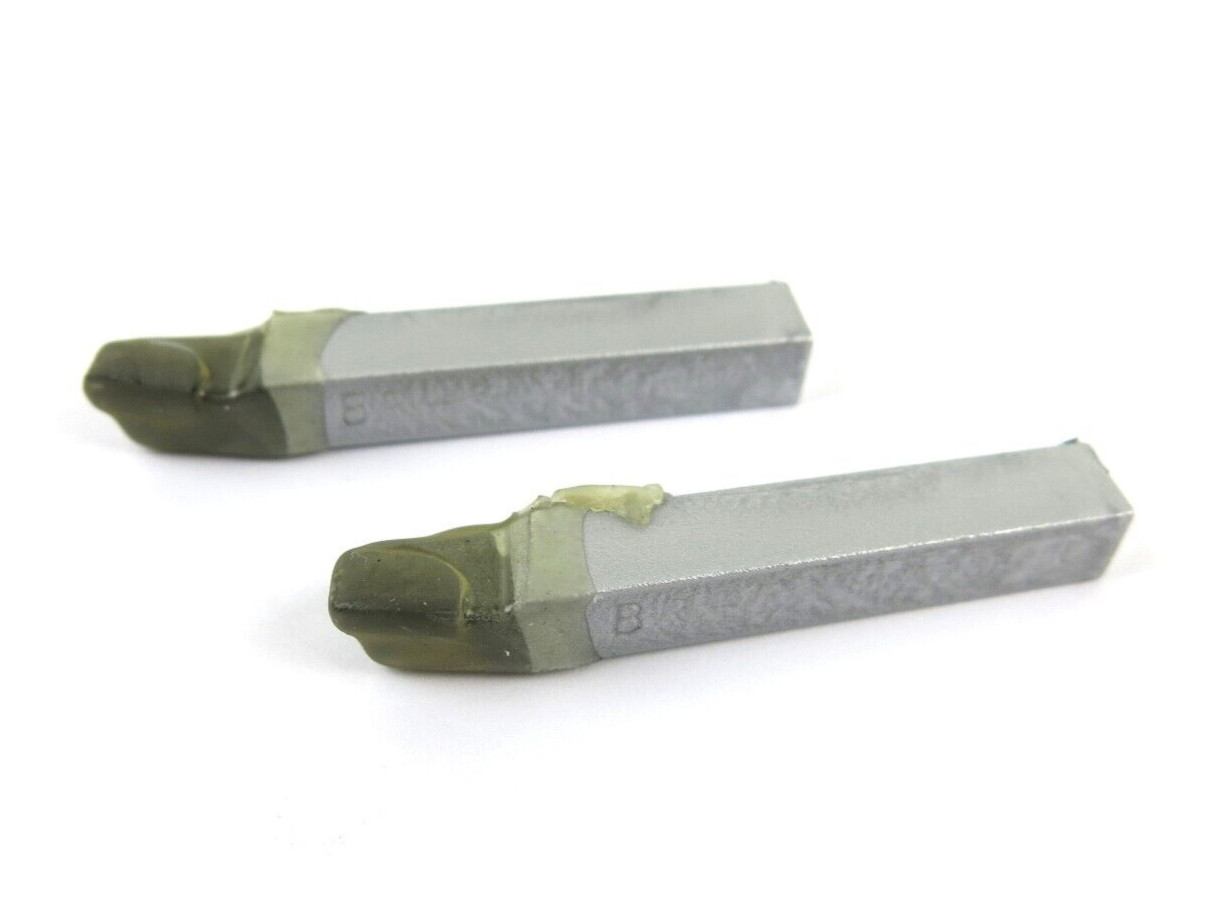 2pcs ACT BR-5 RH Micrograin Carbide Brazed Lathe Tool Bits 5/16″ x 5/16″ Shank
