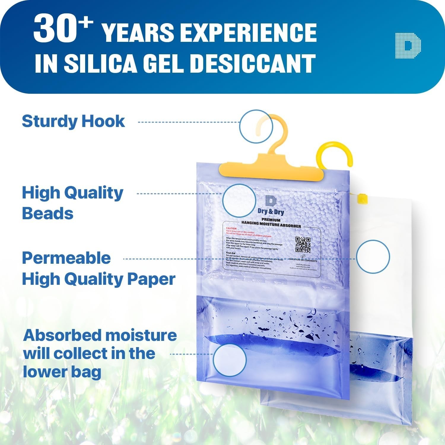 Essential 4 Pack Small Dehumidifiers – Moisture Absorbers for Any Room